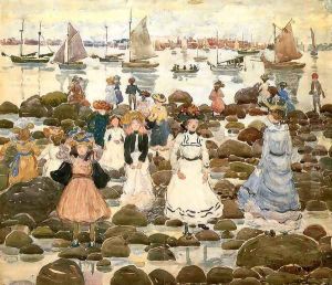 Low Tide Beachmont by Maurice Brazil Prendergast