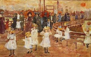 South Boston Pier by Maurice Brazil Prendergast