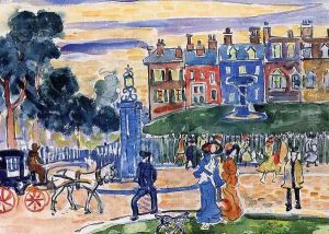 Edge Of The Park by Maurice Brazil Prendergast