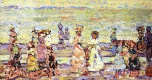 Maine Beach by Maurice Brazil Prendergast