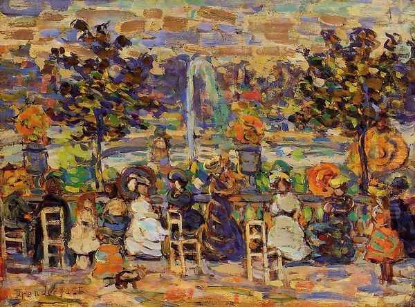 In Luxembourg Gardens - view 1