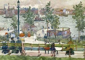 East River Park by Maurice Brazil Prendergast