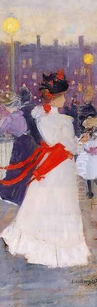 Lady With A Red Sash - view 1