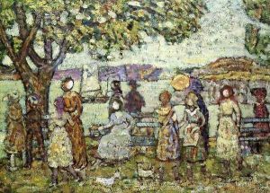 Seashore3 by Maurice Brazil Prendergast