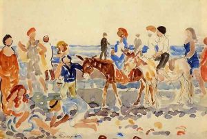 The Donkey Driver by Maurice Brazil Prendergast