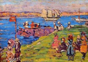Harbor Afternoon by Maurice Brazil Prendergast