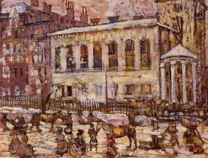 Boston Snowy Day by Maurice Brazil Prendergast