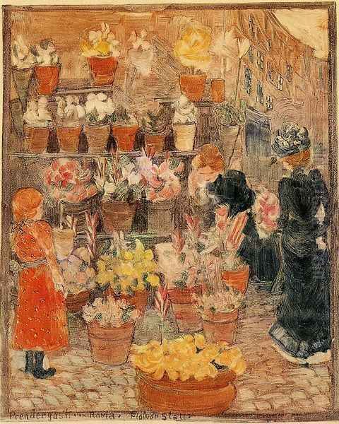 Roma Flower Stall Aka Flower Stall Or Roman Flower Stall - view 1