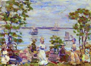 Seaside Picnic by Maurice Brazil Prendergast