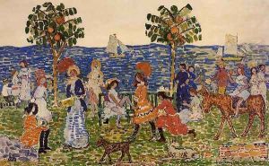 Promenade by Maurice Brazil Prendergast
