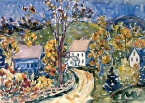 Country Road New Hampshire by Maurice Brazil Prendergast