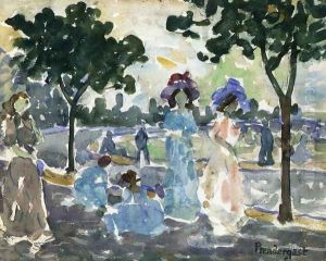 Road To The Shore by Maurice Brazil Prendergast