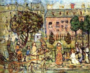 Park Naples by Maurice Brazil Prendergast