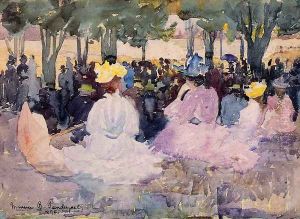 Figures On The Grass by Maurice Brazil Prendergast