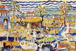 Decorative Composition by Maurice Brazil Prendergast