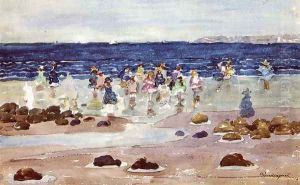 Low Tide2 by Maurice Brazil Prendergast