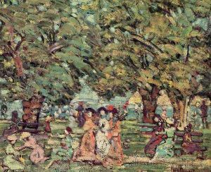 Under The Trees by Maurice Brazil Prendergast