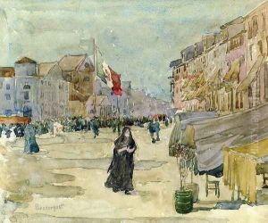 Venetian Scene by Maurice Brazil Prendergast