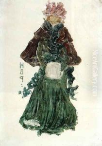 The Red Cape by Maurice Brazil Prendergast