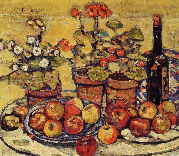 Still Life Fruit And Flowers - view 1