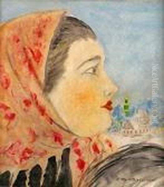 Head Of A Woman In Profile - view 1