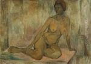 Figure Study by Boris Kustodiev