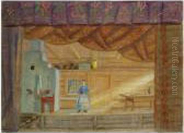 Set Design For A Production Of Virineya - view 1