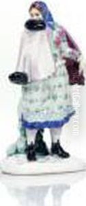 A Soviet Porcelain Figure Of "dancing Girl"