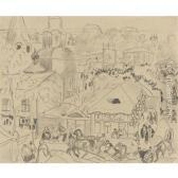 Study For Winter, Maslenitsa Sledding - view 1