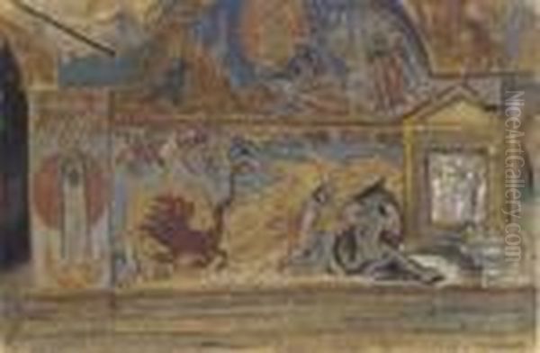 Study Of A Church Mural - view 1