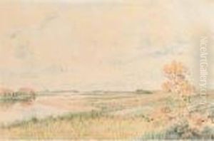 Landscape by Boris Kustodiev