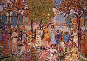Holidays by Maurice Brazil Prendergast