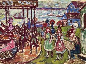 Merry Go Round by Maurice Brazil Prendergast
