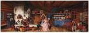 Signed L.l. And Dated 1920 by Boris Kustodiev