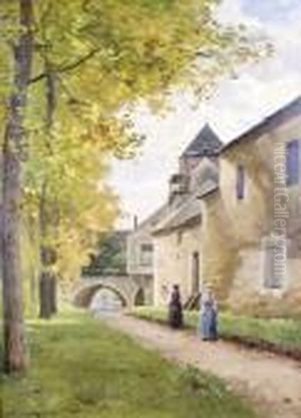 Rue Animee Dans Un Petit Village, Dile-de-france - view 1