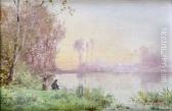 Les Pecheurs Pres De Montigny-sur-le-loing(seine-et-marne) - view 1