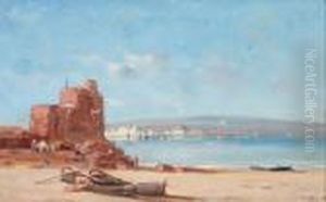 Port Oriental by Charles Euphrasie Kuwasseg
