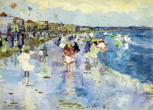 Revere Beach5 by Maurice Brazil Prendergast