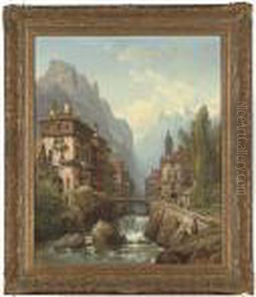 An Alpine Gorge - view 1