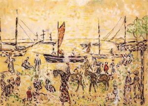 The Shore by Maurice Brazil Prendergast