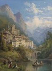 A Lakeside Town In Piemonte