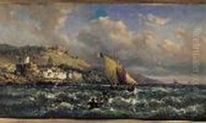 Boulogne-sur-mer by Charles Euphrasie Kuwasseg