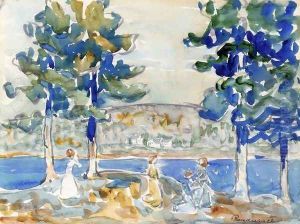 Lake New Hampshire by Maurice Brazil Prendergast