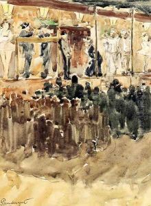 Side Show by Maurice Brazil Prendergast