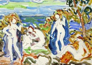 The Bathers by Maurice Brazil Prendergast
