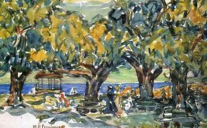 Salem Massachusetts by Maurice Brazil Prendergast