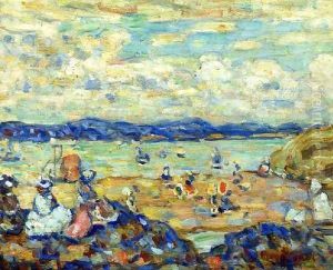 St Malo2 by Maurice Brazil Prendergast
