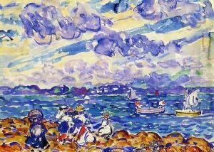 St. Malo I by Maurice Brazil Prendergast
