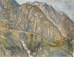 Schollenenschlucht Mit Teufelsbrucke