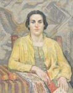 Portrat Von Anne Wassem. by Charles L'Eplattenier